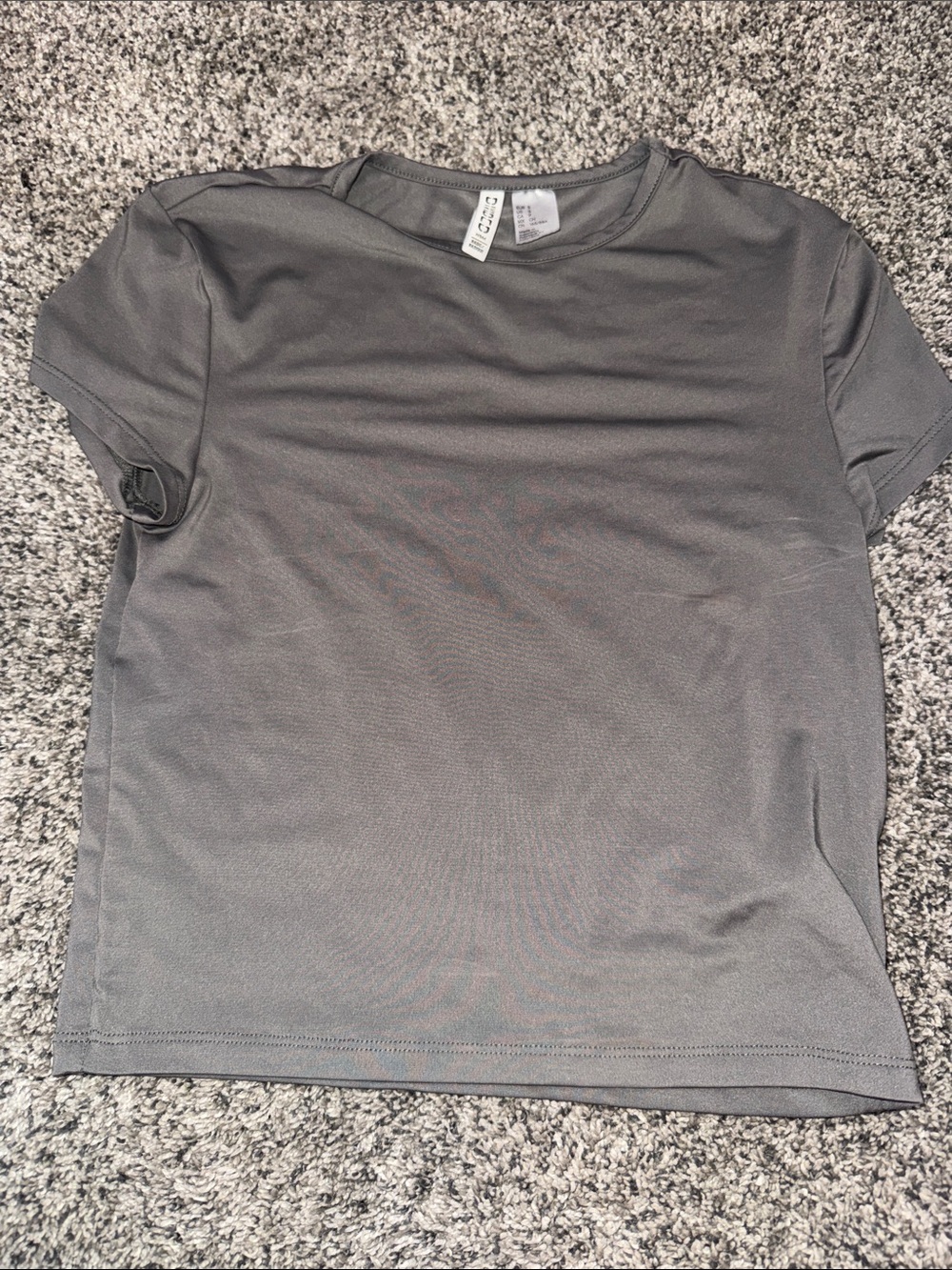 H&M Classic Crew Neck T-Shirt in Gray